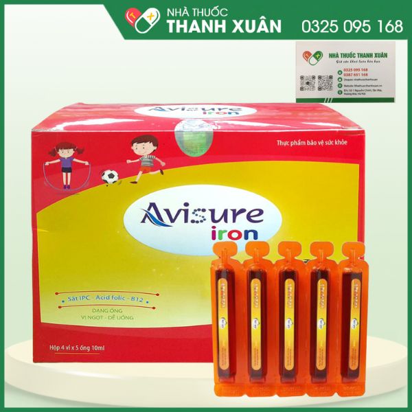 Avisure Iron - Hỗ trợ giảm nguy cơ thiếu máu do thiếu sắt